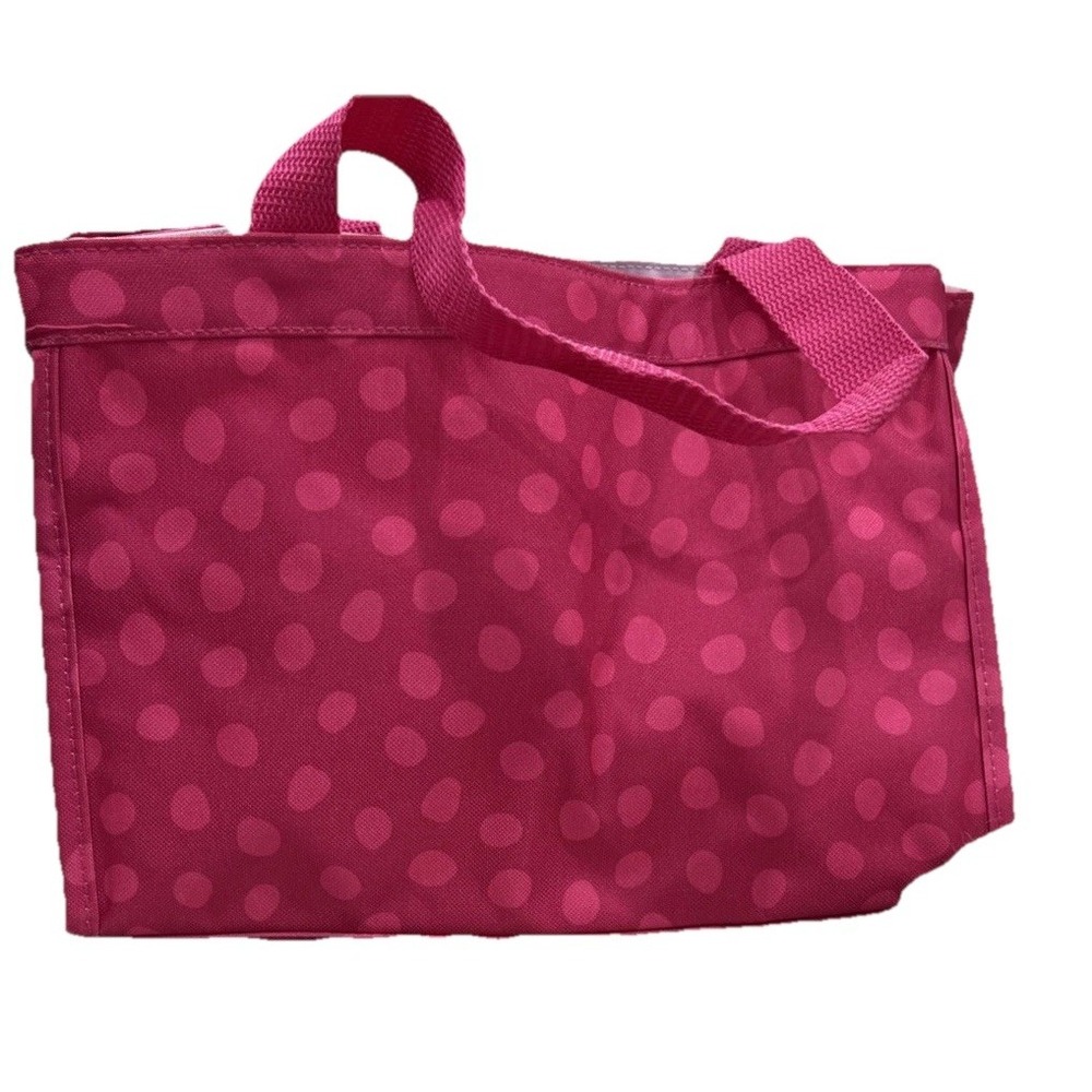 Thirty-One Pink Lotsa Dots All-In-One Organizer 12x8x6